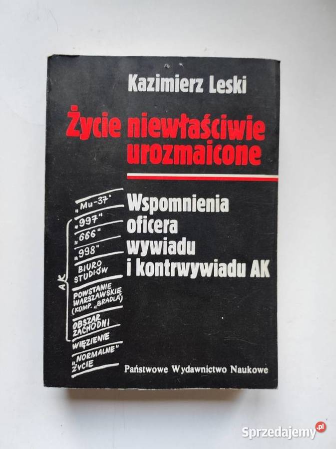 Życie niewłaściwie urozmaicone Kazimierz Leski świętokrzyskie Kielce sprzedam