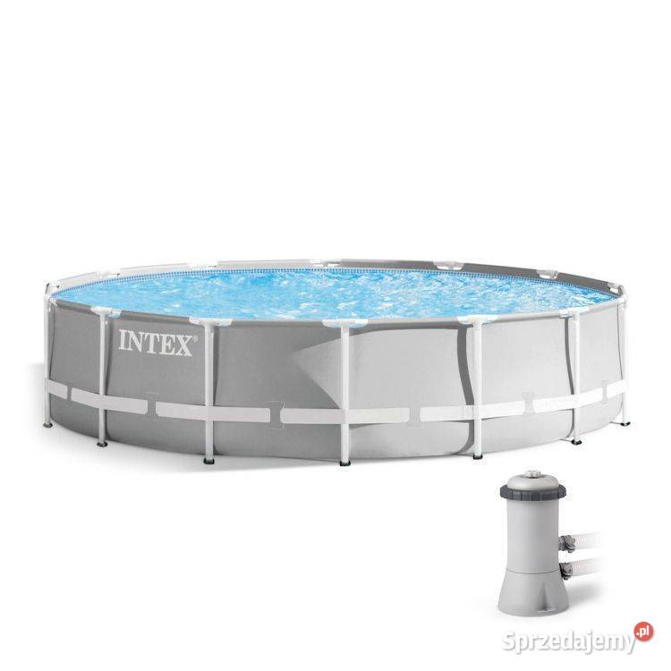 Basen stelażowy ogrodowy okrągły 427m pompa Bielsk Podlaski