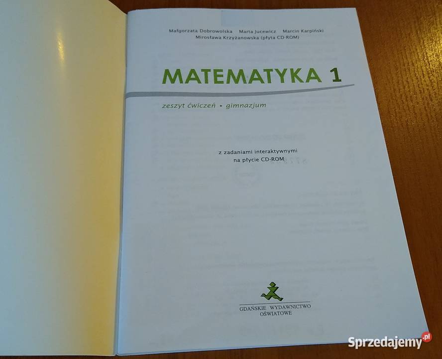 Matematyka z plusem 1 zeszyt ćwiczeń Dobrowolska Gdańsk