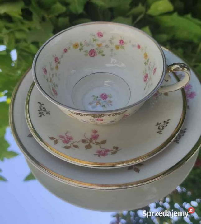 ZEH SCHERZER
Zestaw śniadaniowy Trio Porcelana i szkło Pabianice