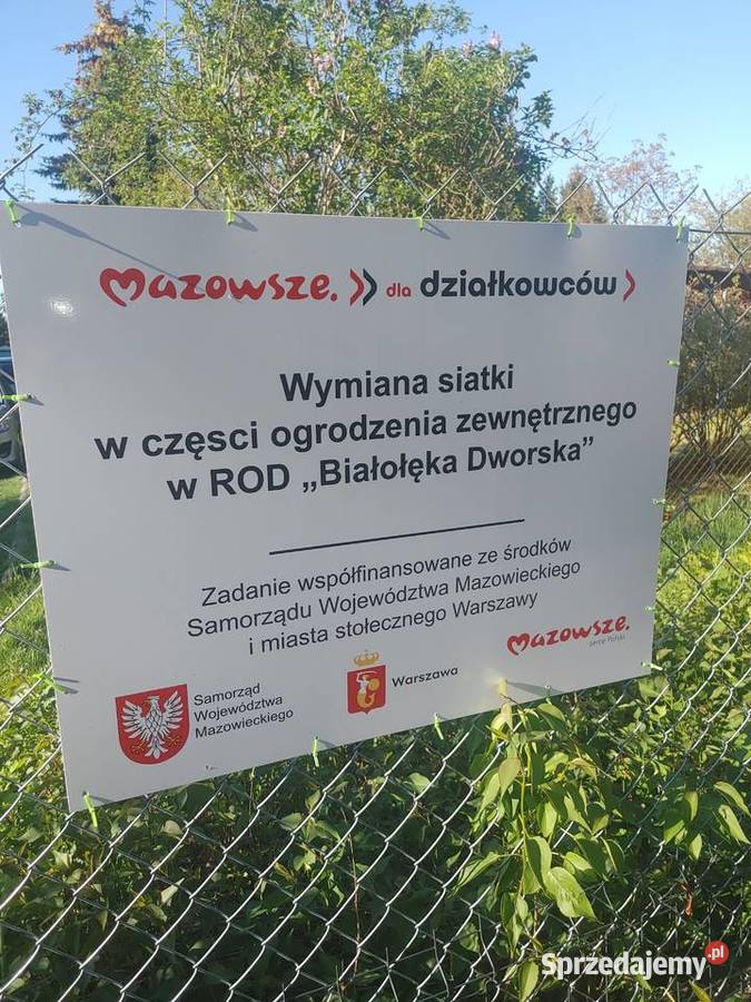 Działka rekreacyjna ROD Rodzinne Ogrody prąd Warszawa