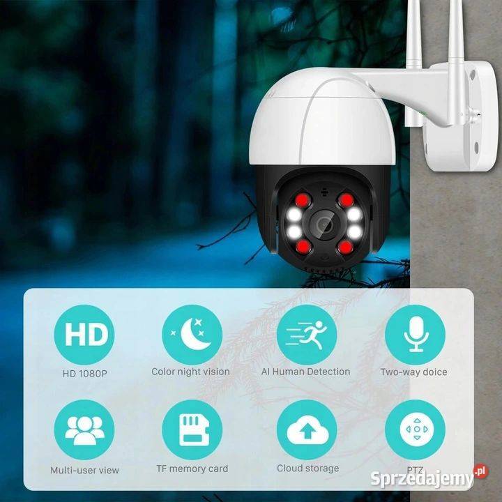 Mini dome malutka kamera zewnętrzna 3MPx Wrocław sprzedam