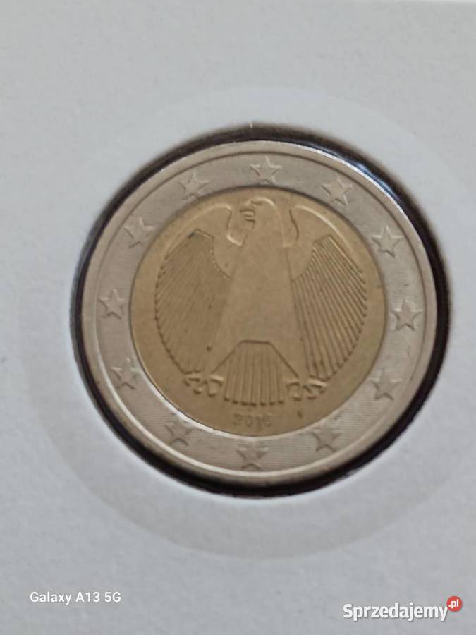 2 Euro Niemcy 2016 r mennica F Konin