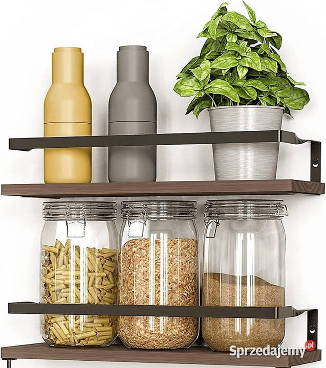 Półka rustykalna drewno metal łazienka kuchnia mazowieckie Warszawa