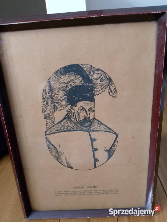 Stefan Batory grafika drzeworyt Rabka-Zdrój