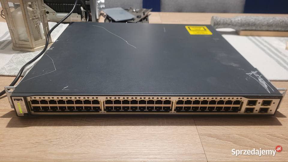 Switch Cisco Catalyst C3750G48S PoE48 Łódź