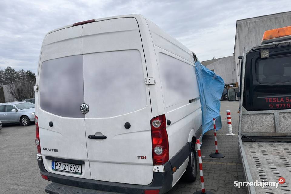 VW Crafter 20 TDI 163 uszkodzony Poznań