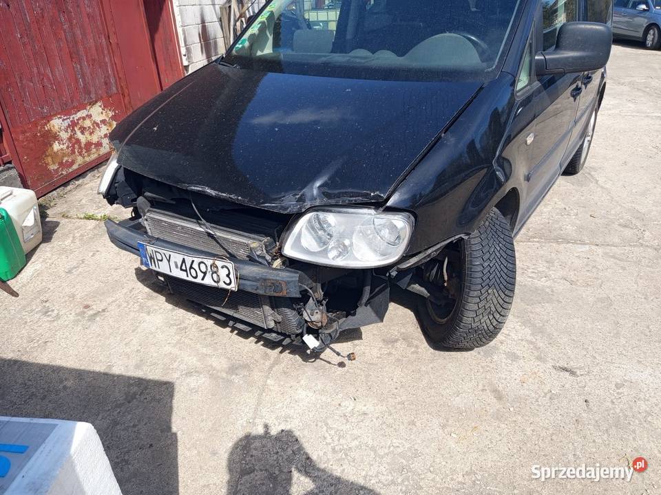 Vw Caddy 20 tdi 2010r uszkodzony mazowieckie Przysucha