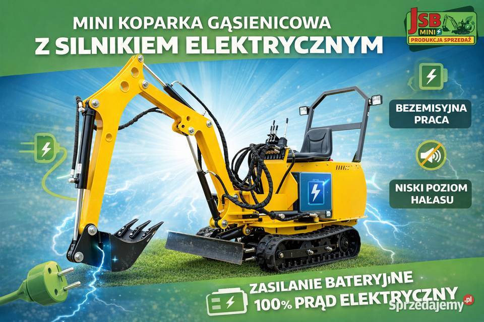 Elektryczna Ładowarka Koparka Wozidło NOWE 2026 Koparki Toruń