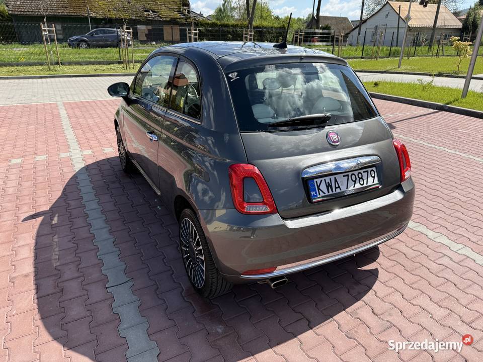 Fiat 500 led tablet felgi 16 tempomat panorama Wadowice