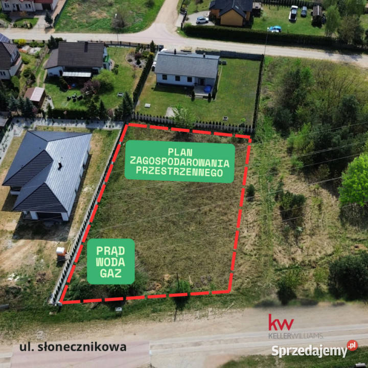 Grunt Pniewy Słonecznikowa 1390m2