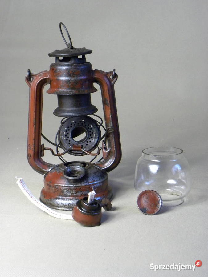 Polska lampa naftowa Jupiter 0 Huta Silesia Legnica