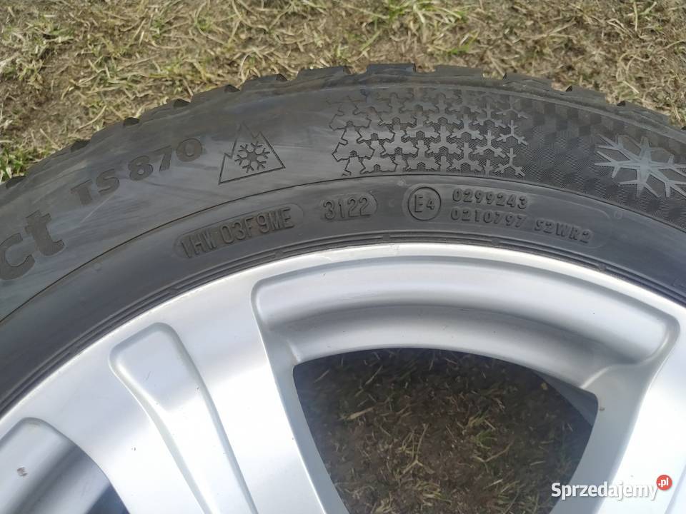 Koła aluminiowe 16 VW 16 Continental Kiekrz