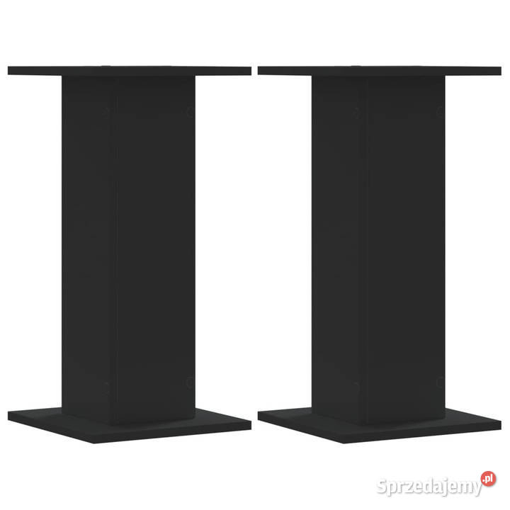 Podstawki pod głośniki 2 czarne 30x30x60 Pozostałe Warszawa