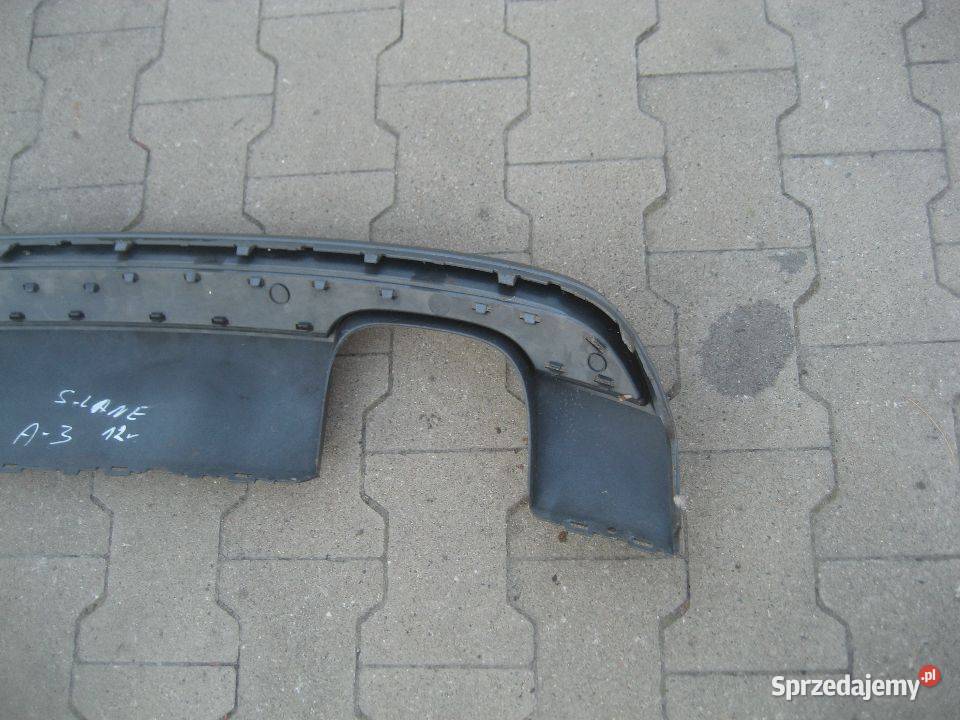 AUDI A3 SLINE 8v 12r SPOILER ZDERZAKA DYFUZOR osobowe Rakoniewice