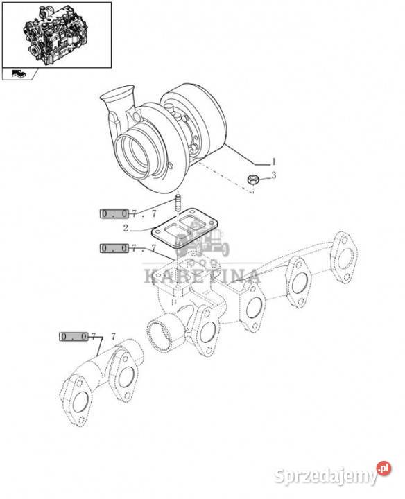 Holland T6090 Regen turbosprezarka 2854829R Jastrzębniki