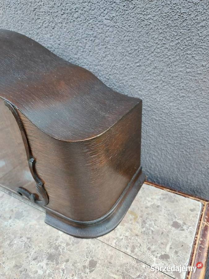 679 Obudowa starego zegara Emes kominkowy Tczew