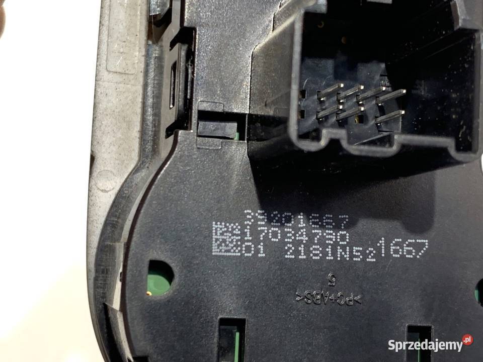 WŁĄCZNIK ŚWIATEŁ OPEL CORSA F 39201667 PRZYCISK Włączniki, sterowniki podkarpackie