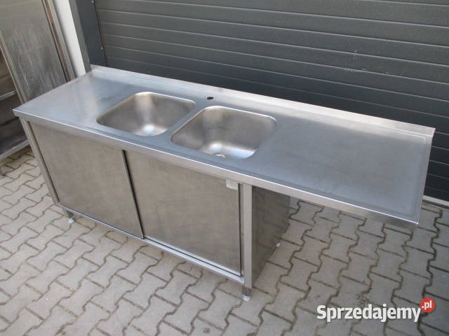 Zlew Gastronomiczny 2 Komorowy Drzwi Suwane wielkopolskie Ostrów Wielkopolski