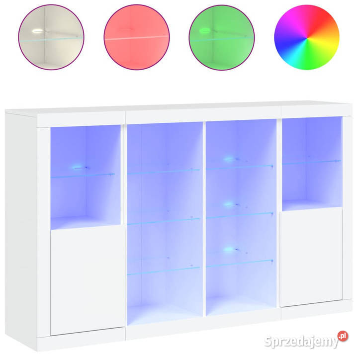Szafki z oświetleniem LED 3 białe WM3209135 Warszawa