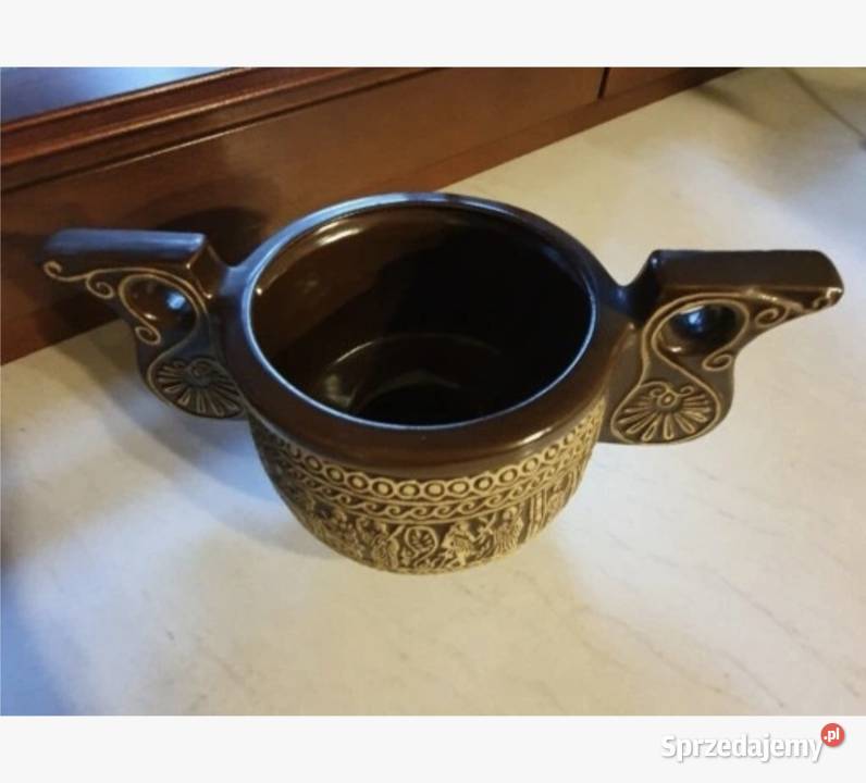 Stara WAZA AMFORAstyl greckiceramika polskaczasy Porcelana i szkło lubelskie