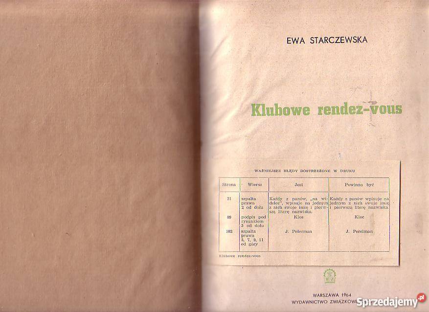 0650 KLUBOWE RENDEZVOUS EWA STARCZEWSKA małopolskie Czyrna