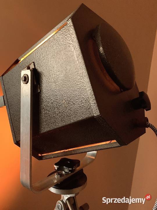 Stara Lampa teatralna PRL Vintage Poznań