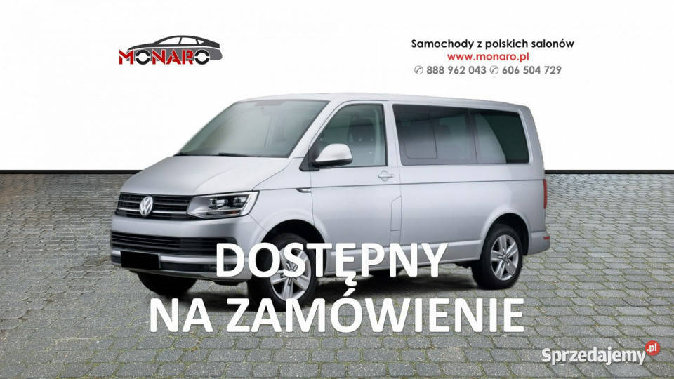 Volkswagen Transporter SALON POLSKA Dostępny na nieuszkodzony