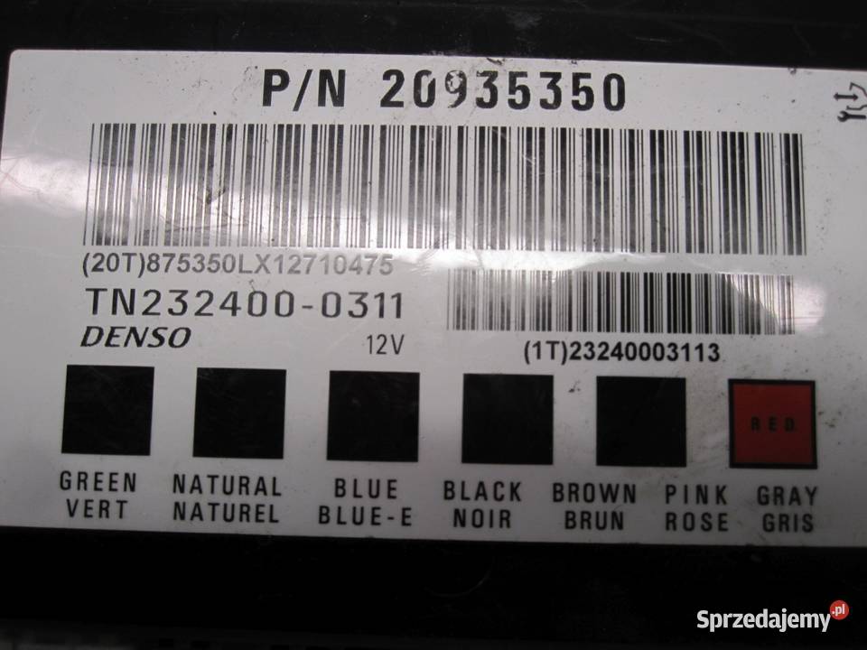 OPEL ANTARA 08r moduł komfortu 20935350 Kielce