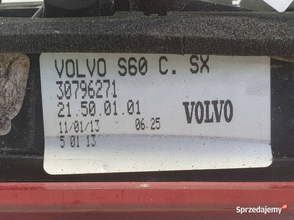 LAMPA LEWA Volvo S60 II TYLNA lewy tył kierowcy Chełm
