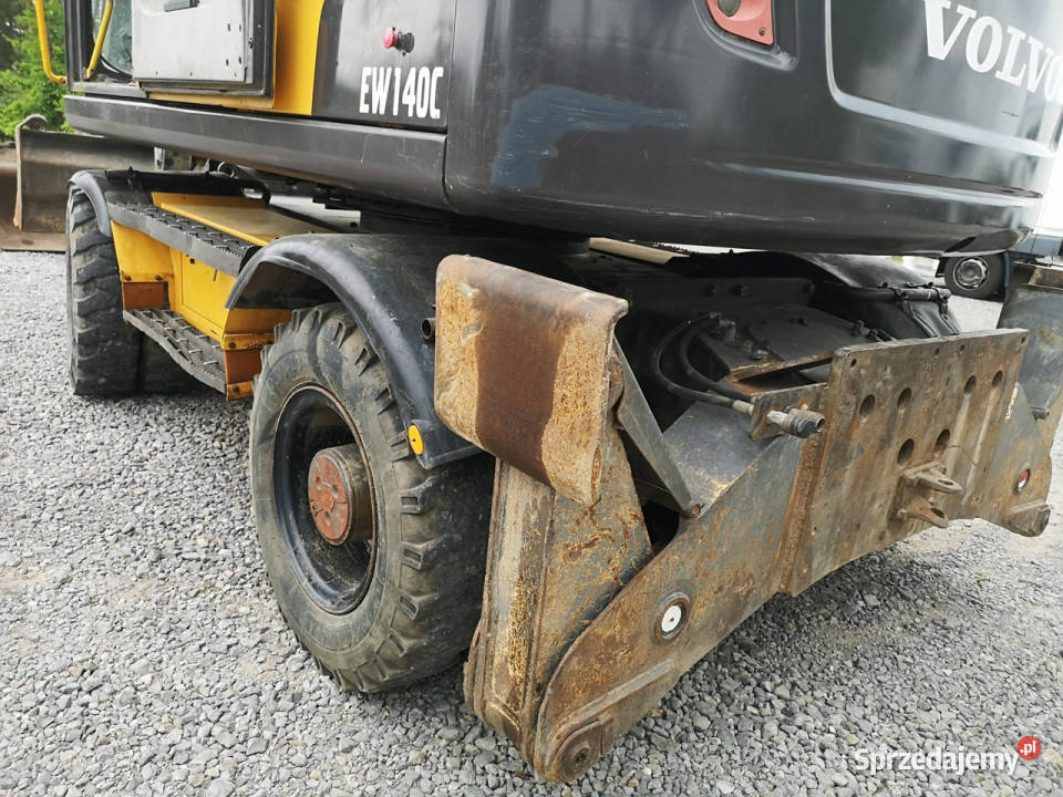 kołowa Volvo EW140C Pług Podpory 2011 Produkcji pełny VAT Daleszyce