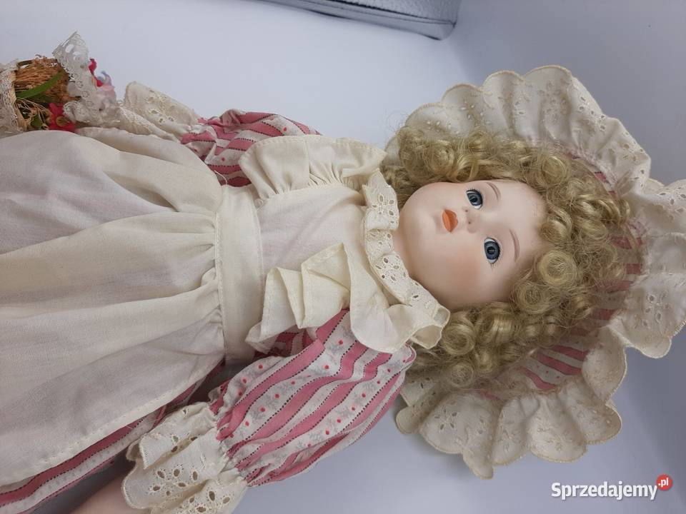 Przepiękna kolekcjonerska lalka porcelanowa Inowrocław
