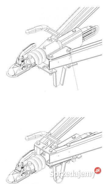Zaczep z hamulcem najazdowym V KF27B 204301001 małopolskie Kamionna