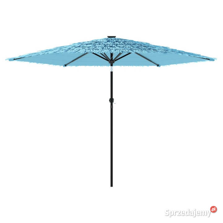 Parasol ogrodowy na stalowym słupku niebieski Warszawa sprzedam