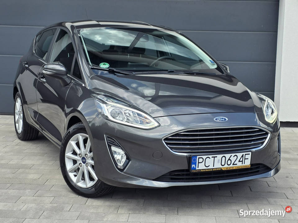 Ford Fiesta TITANIUM bezwypadkowy zadbany NOWY elektryczne lusterka Czarnków