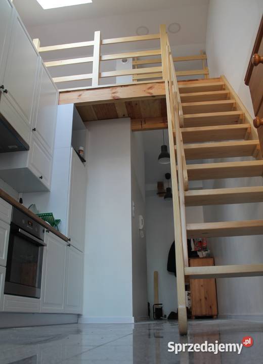 SCHODY SOSNA REGULOWANE MŁYNARSKIE DREWNIANE Łuków