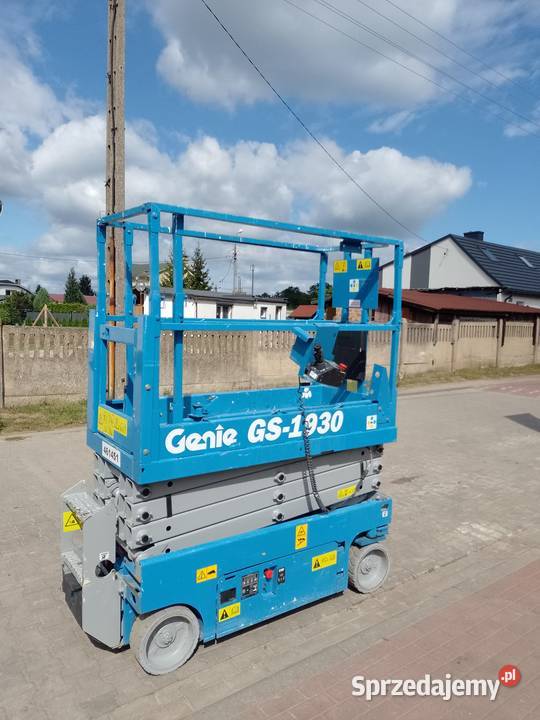 Sprzedam podnośnik nożycowy Genie GS1930 2014 Bydgoszcz