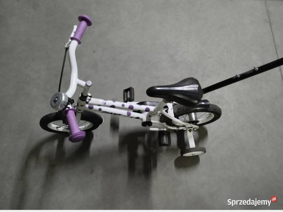 Rowerek rower Giant koła 12 plus boczne kółka 2 lata+ Gdańsk sprzedam