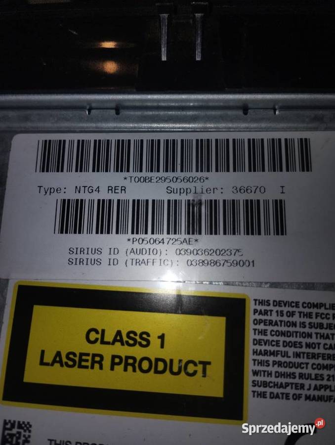 Radio z JEEPa Grand CHerokee Liszki