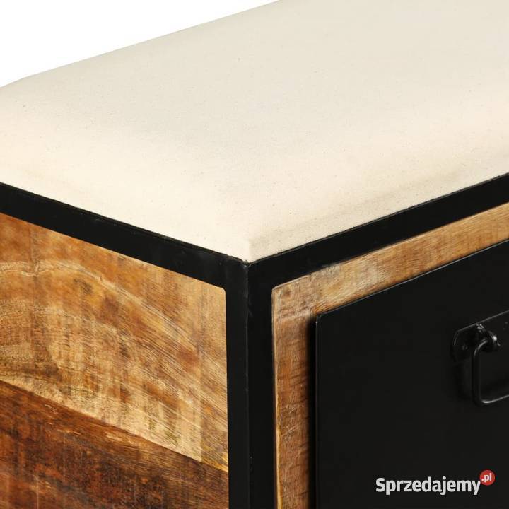 vidaXL Ławka do przechowywania 3 szuflady drewno mazowieckie