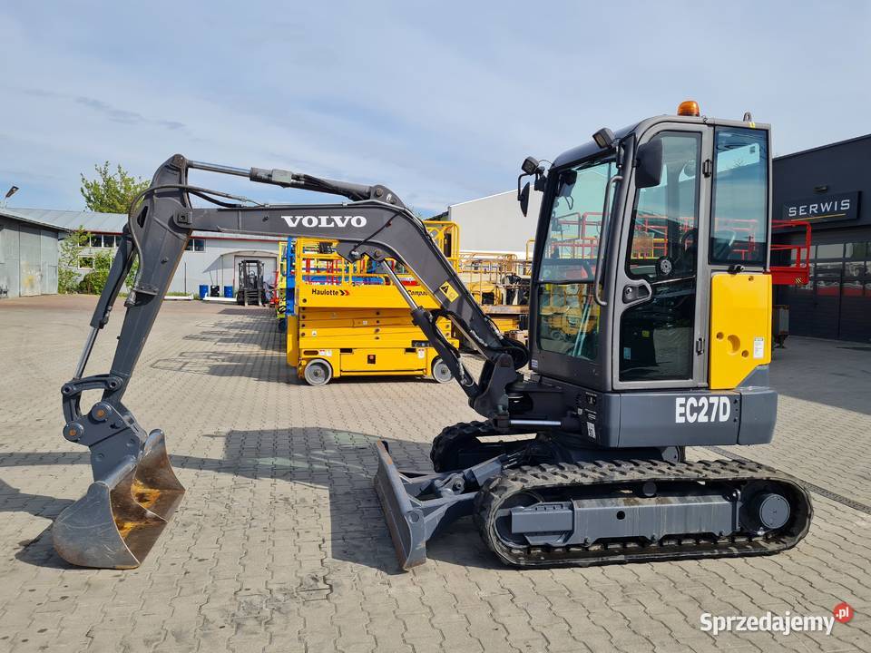 VOLVO EC27D minikoparka 2018 Koparki małopolskie Dąbrowa Tarnowska