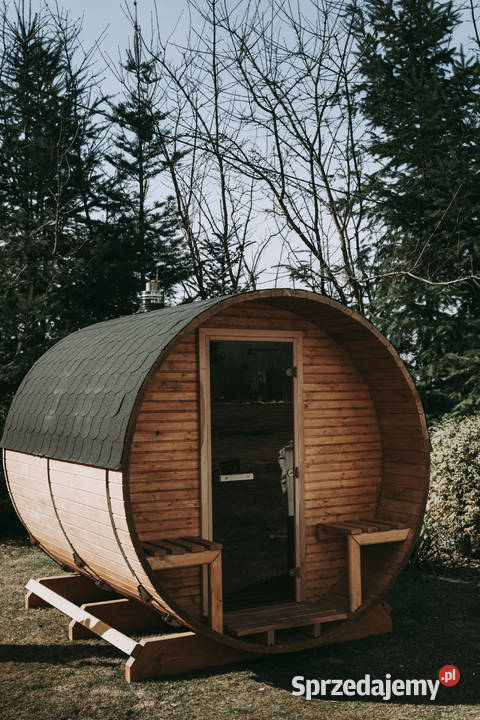 Nowoczesna sauna ogrodowa