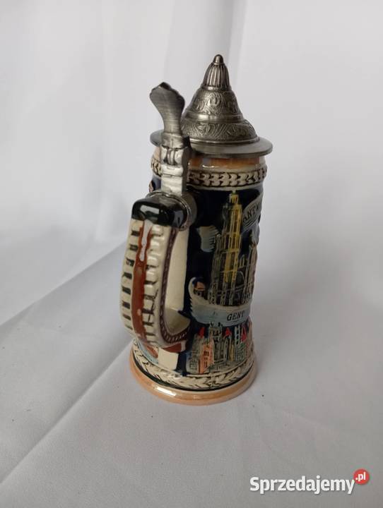 KUFEL CERAMICZNY KOLEKCJONERSKI BELGIA Niemodlin