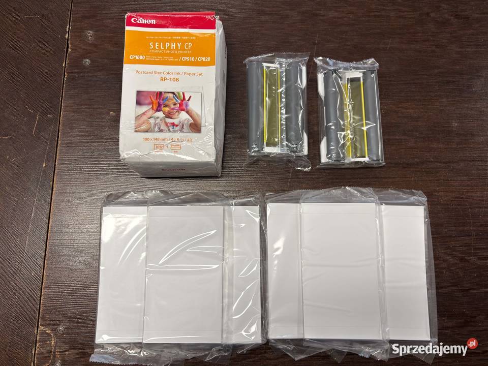 Papier Tusz Canon Selphy RP108 RP108 Zestaw 108 Części i akcesoria Elbląg