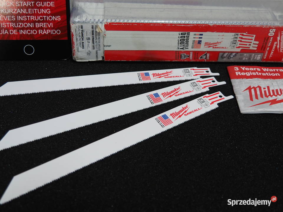 Brzeszczot noz metal MILWAUKEE wurth makita Baszkówka