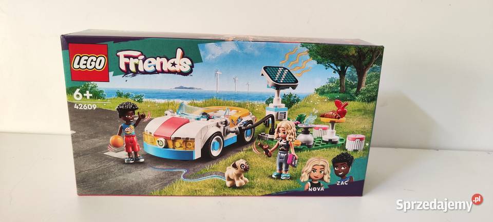 LEGO Friends 42609 Samochód elektryczny i stacja łódzkie Łódź