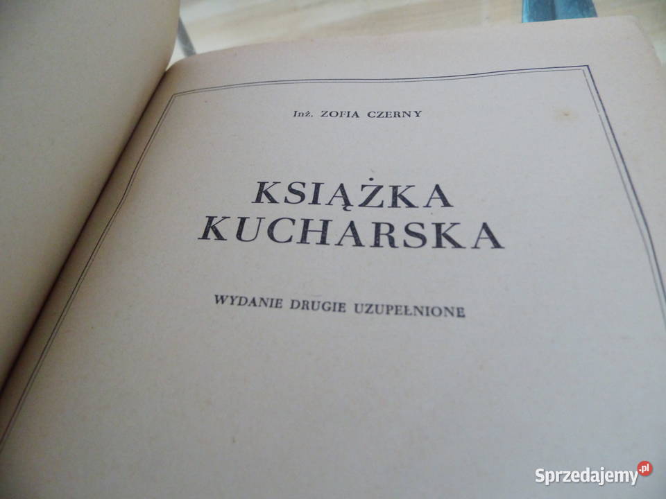Stara książka kucharska Prezent Oprawa skórzana Radzewice