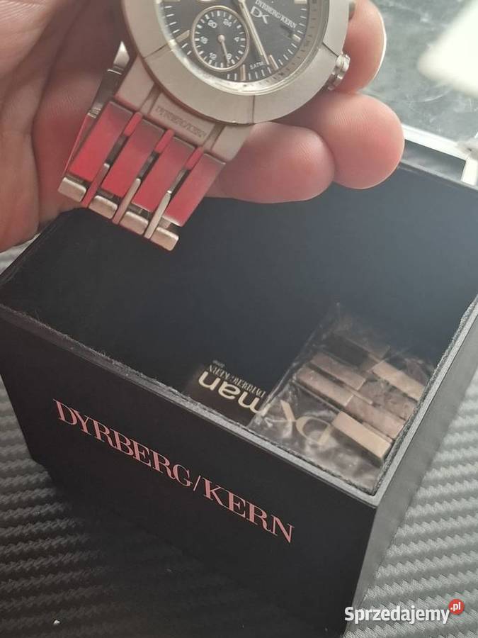 Zegarek męski marki DyrbergKern ze stali Głogówek
