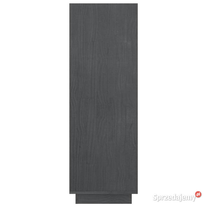 Regał na książkiprzegroda szary 80x35x103 drewno mazowieckie Warszawa