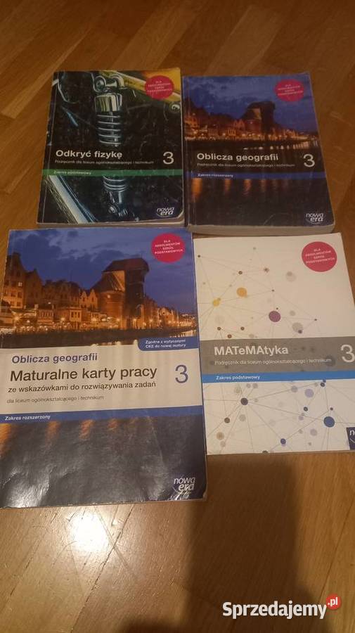 Książki do liceum i Technikum miękka wielkopolskie Kórnik